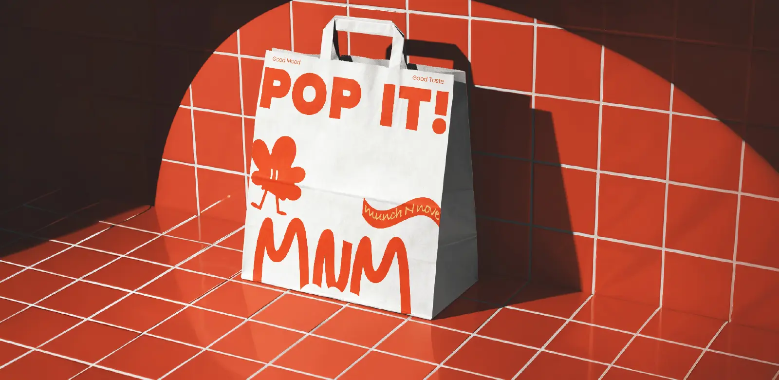 playful popcorn brand whose guidelines keep the energy high on every bag, cup and poster.