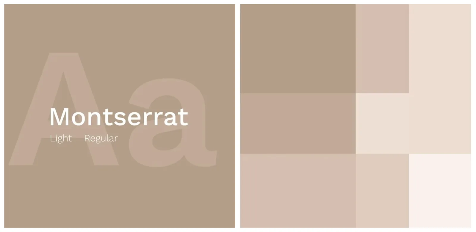 typography and colour chosen for a clean-beauty audience, not borrowed from the clinic down the road.